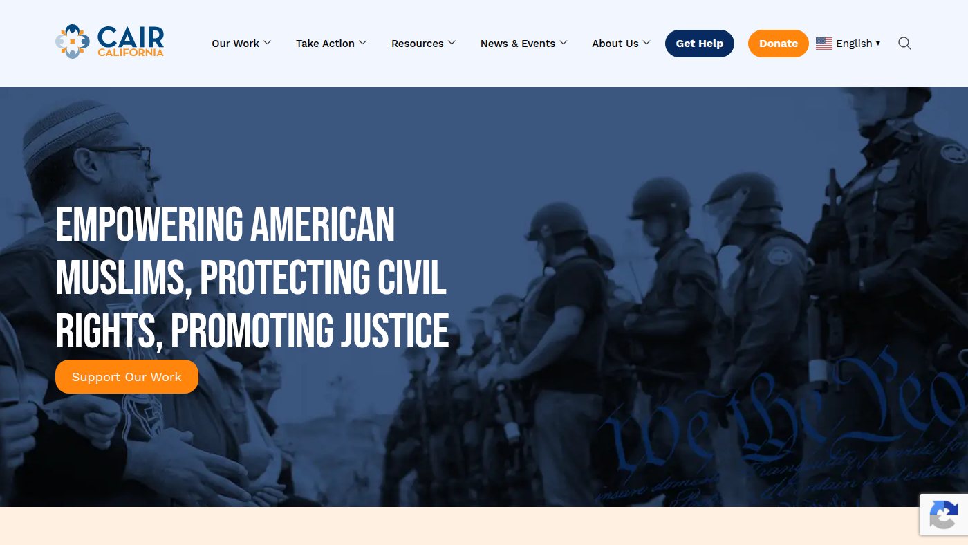 The home page of ca.cair.com