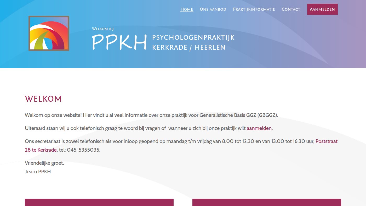 The home page of psychologenpraktijkkerkradeheerlen.nl