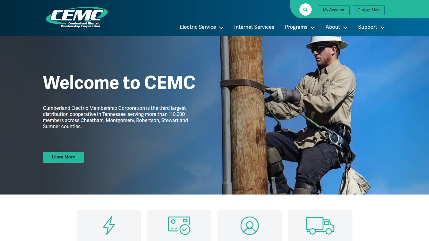 The home page of cemc.org