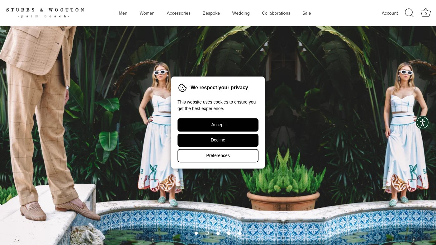 The home page of stubbsandwootton.com