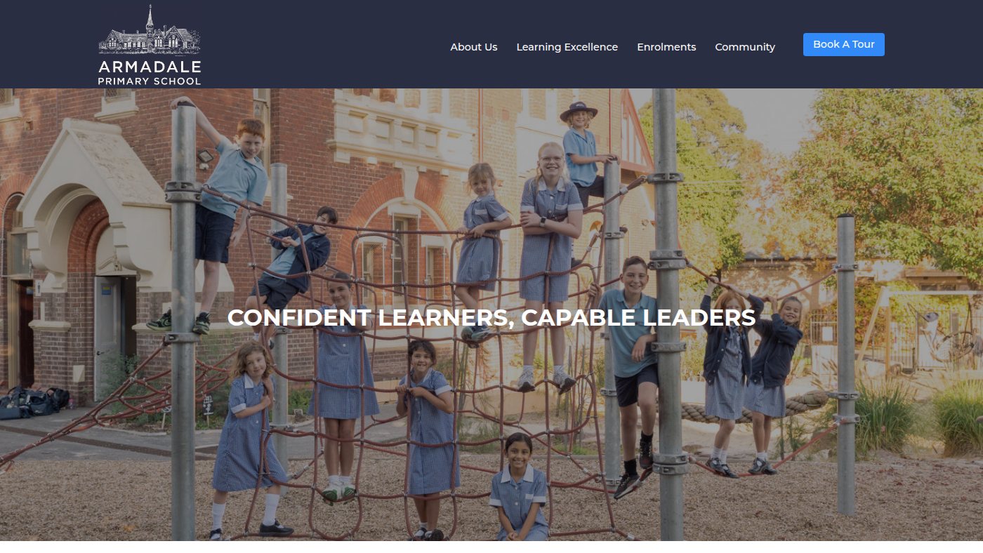 The home page of armadaleps.vic.edu.au