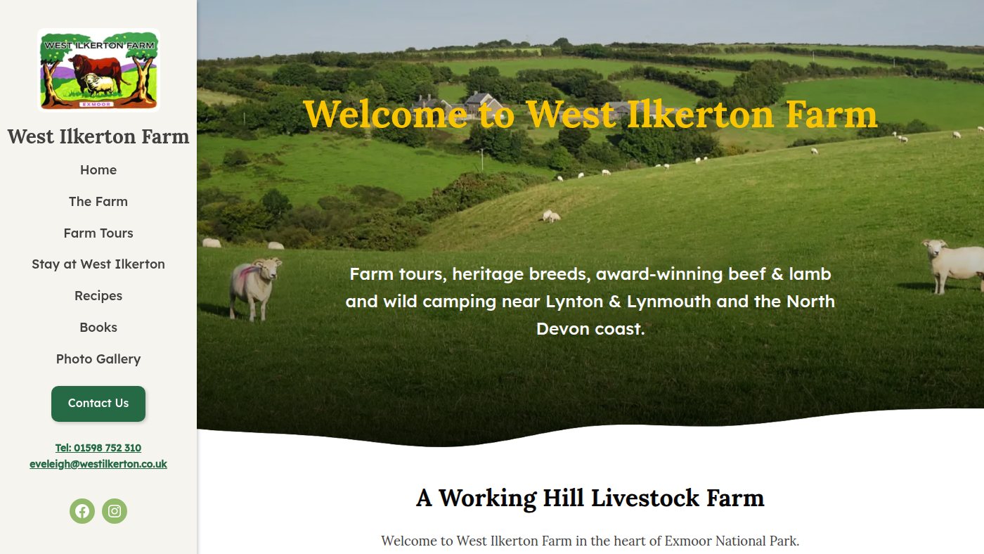 The home page of westilkerton.co.uk