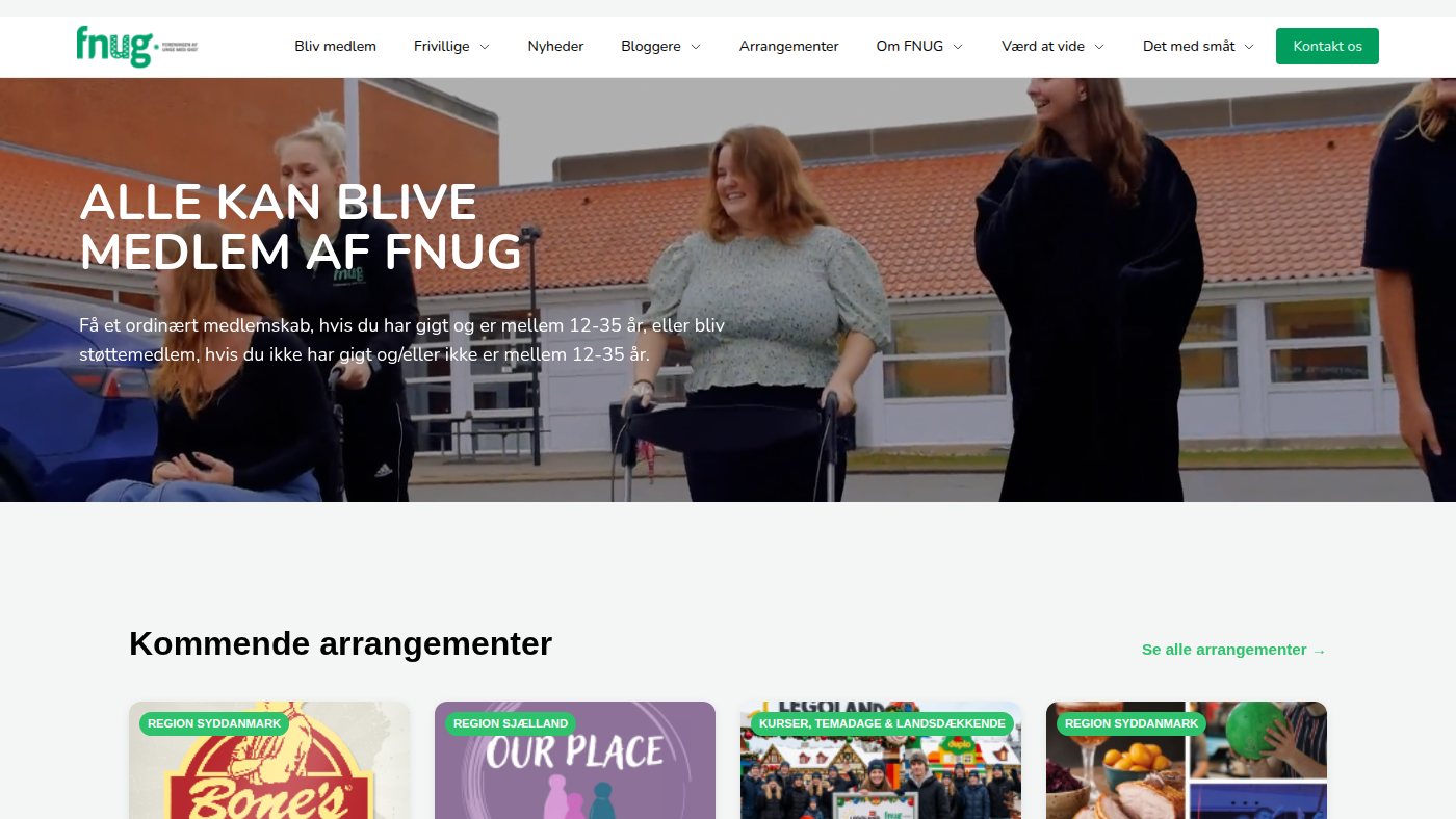 The home page of fnug.dk