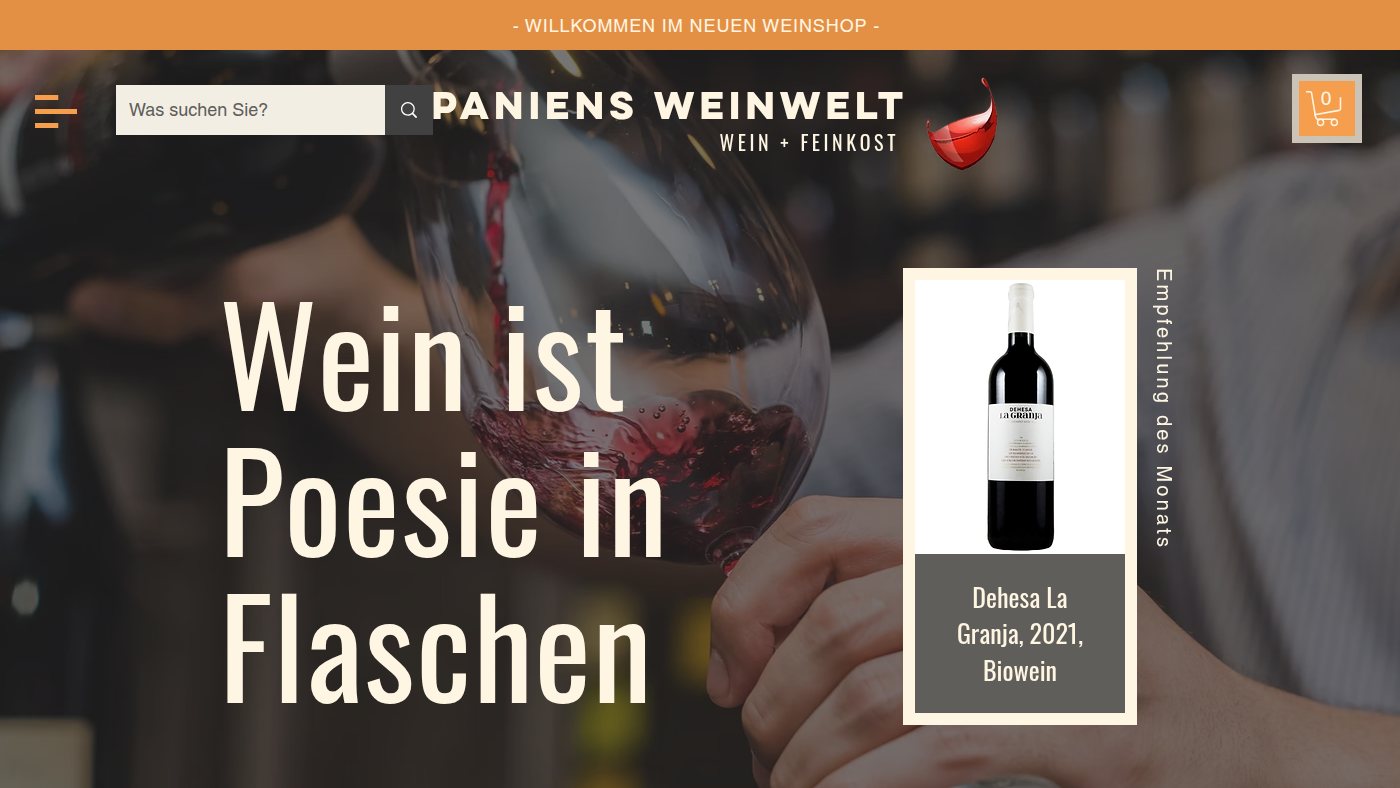 The home page of spaniens-weinwelt.de