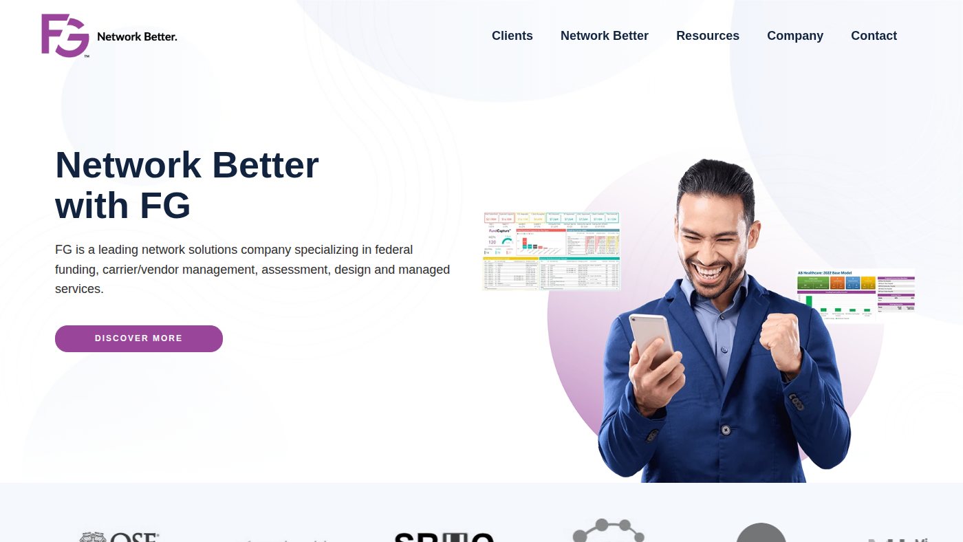 The home page of networkbetter.com