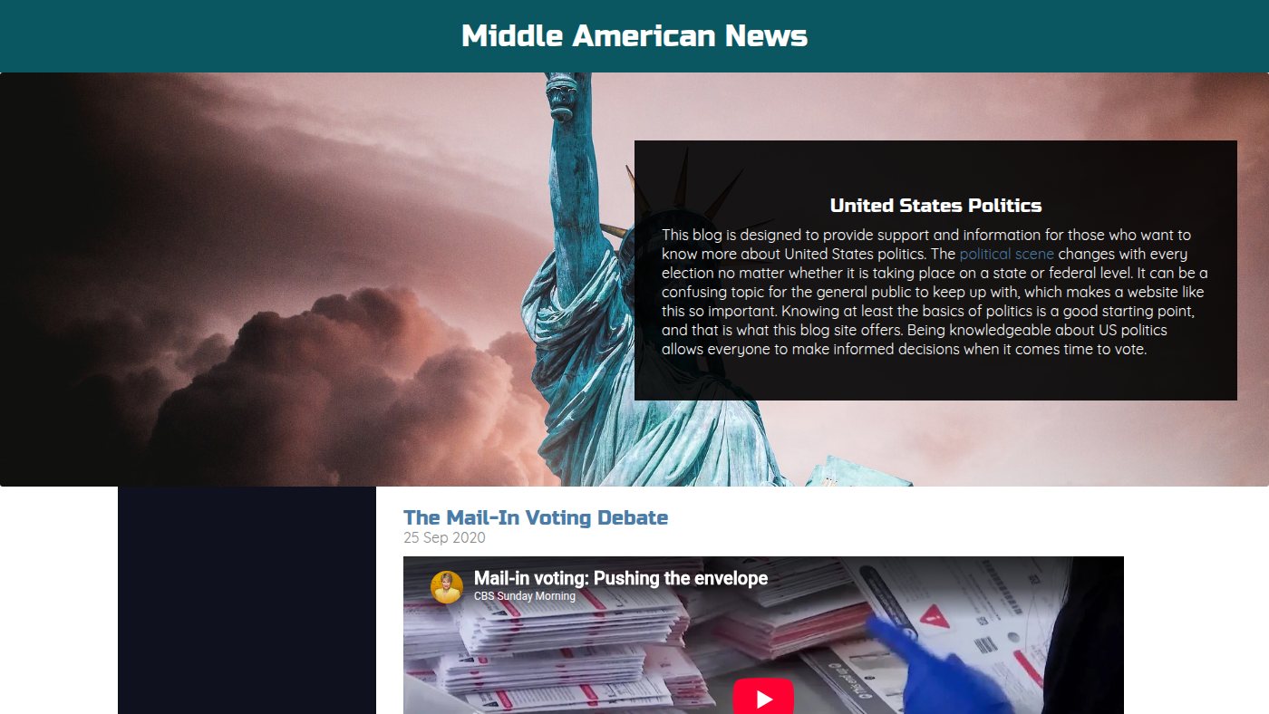 The home page of manews.org