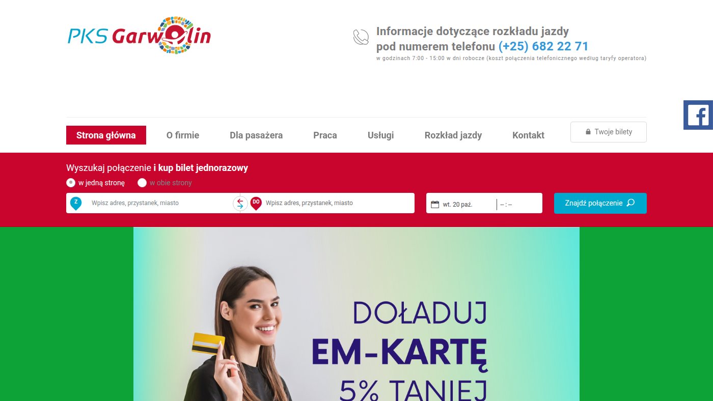 The home page of pks.garwolin.pl