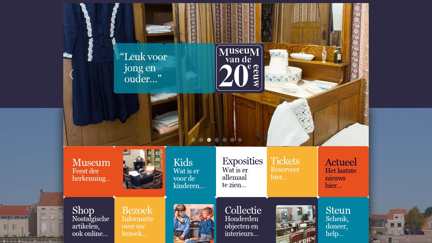 The home page of museumhoorn.nl
