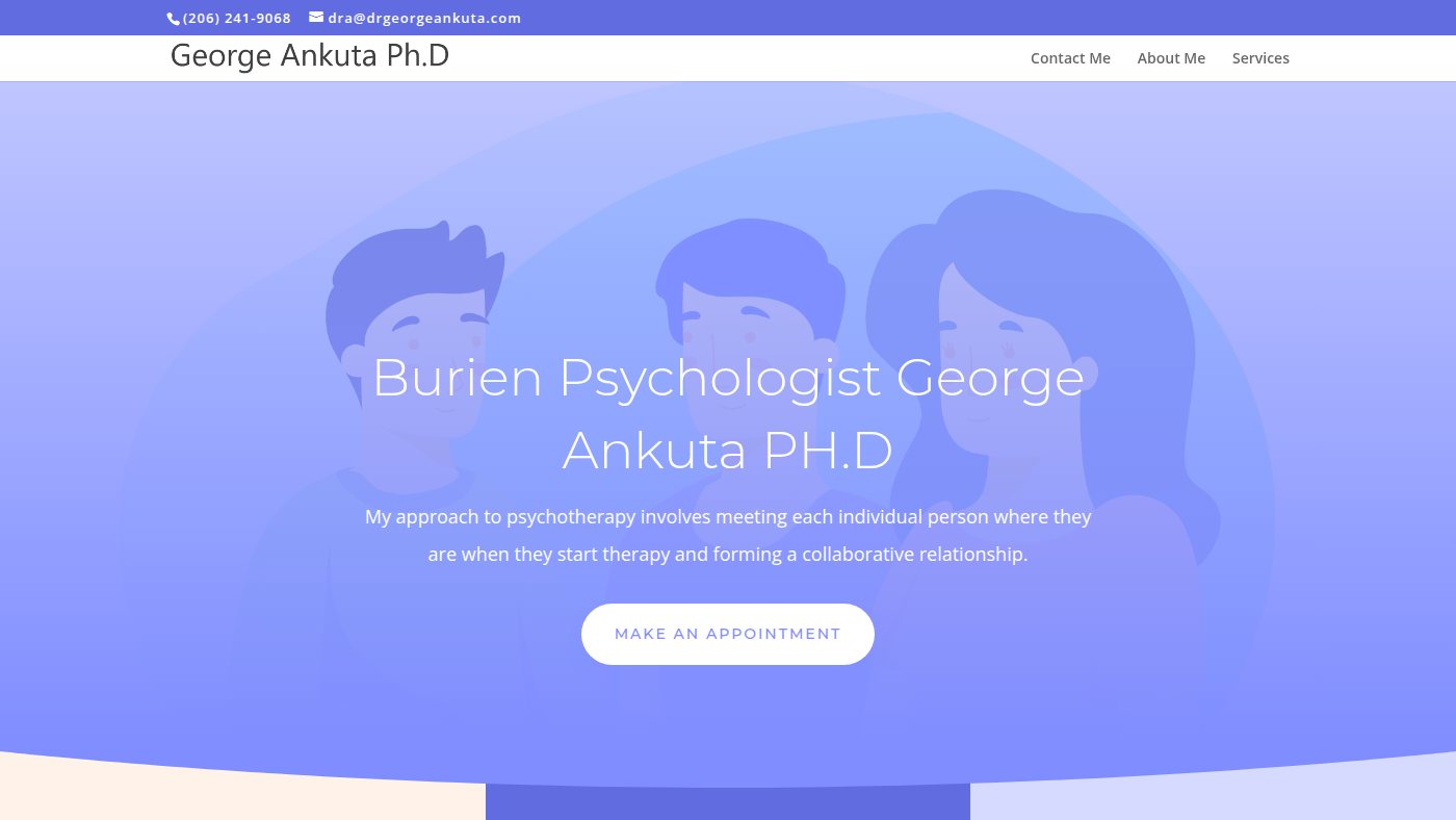 The home page of drgeorgeankuta.com