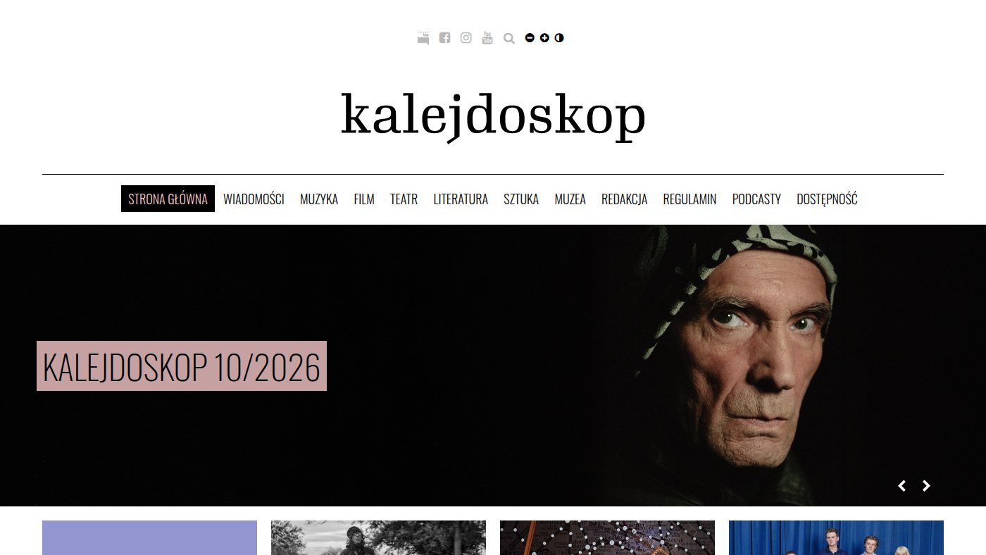 The home page of e-kalejdoskop.pl
