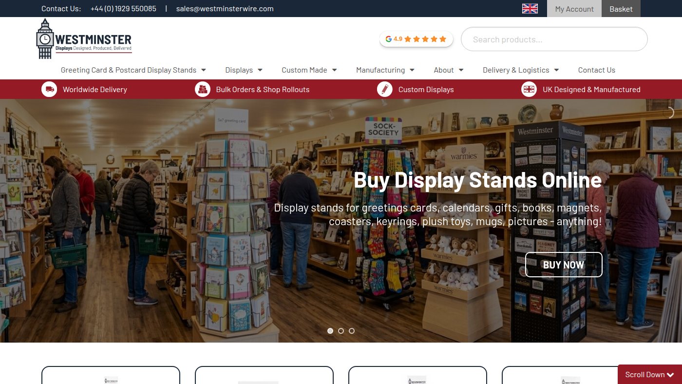 The home page of westminsterwire.com