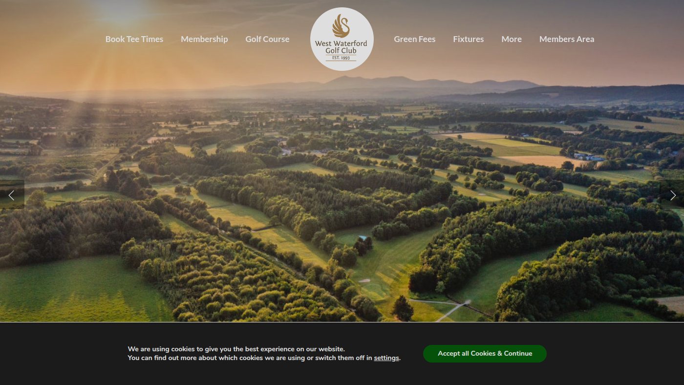 The home page of westwaterfordgolf.com