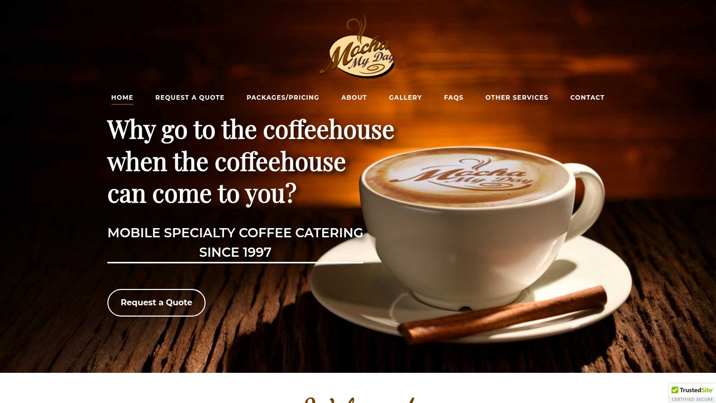 The home page of mochamyday.com