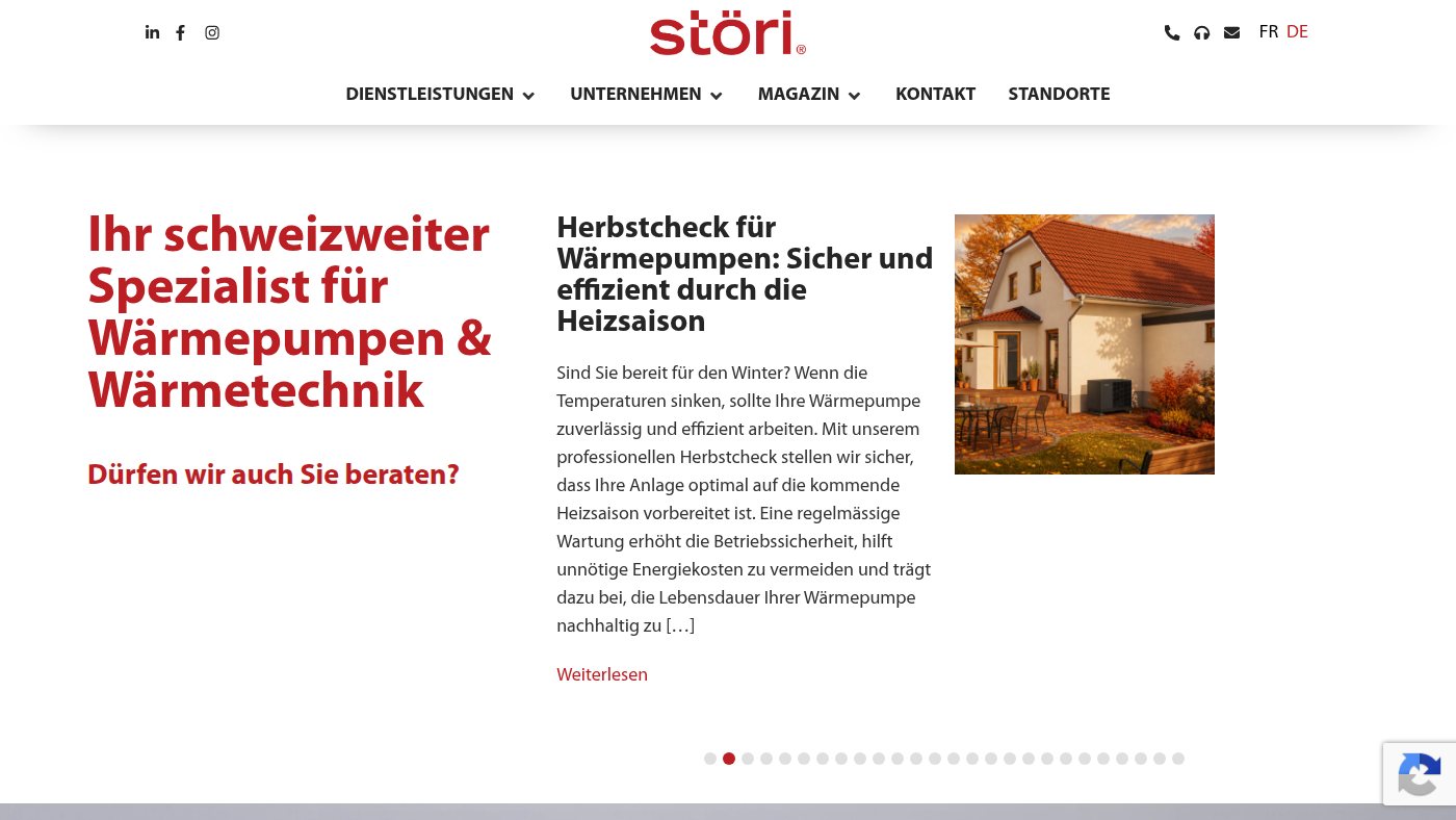 The home page of stoeri.com