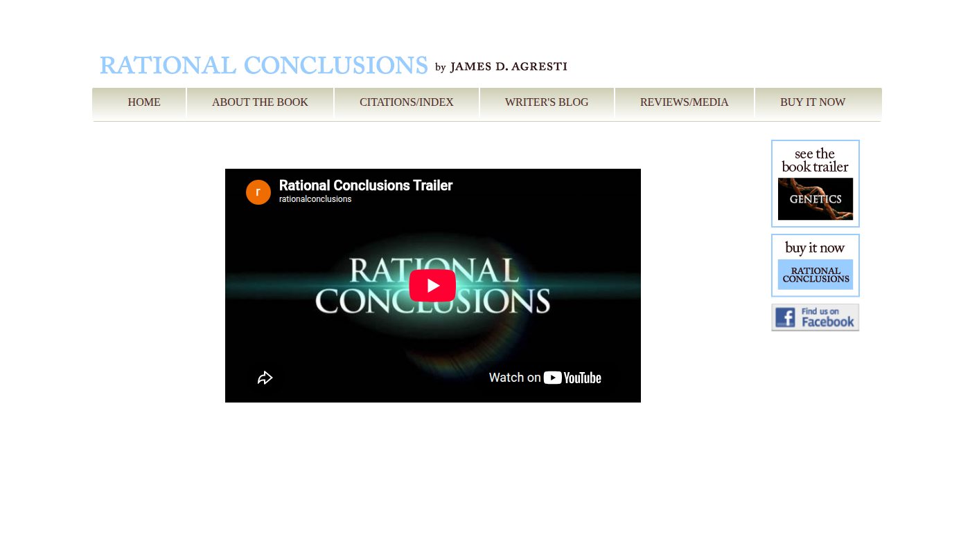 The home page of rationalconclusions.com
