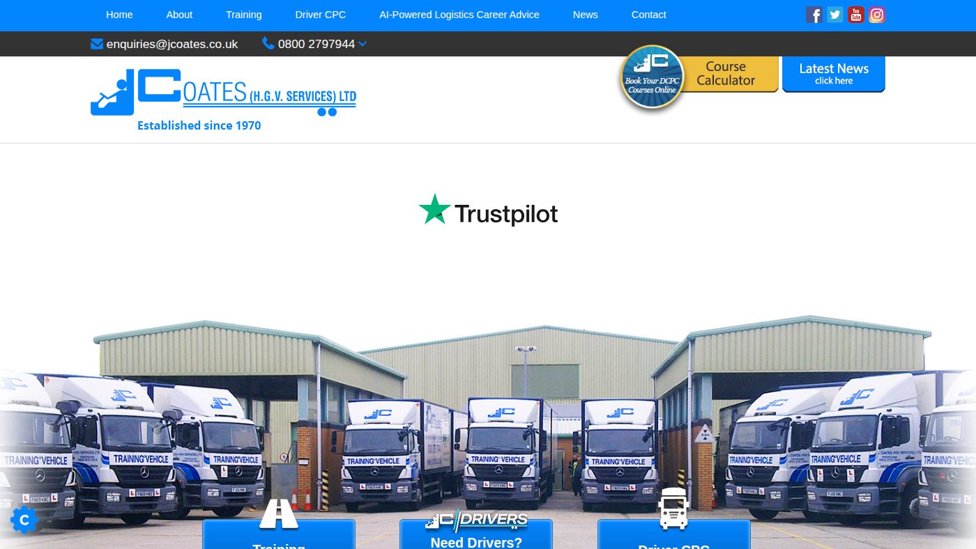 The home page of jcoates.co.uk