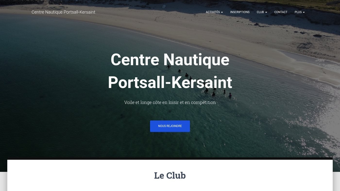 The home page of cnpk.fr