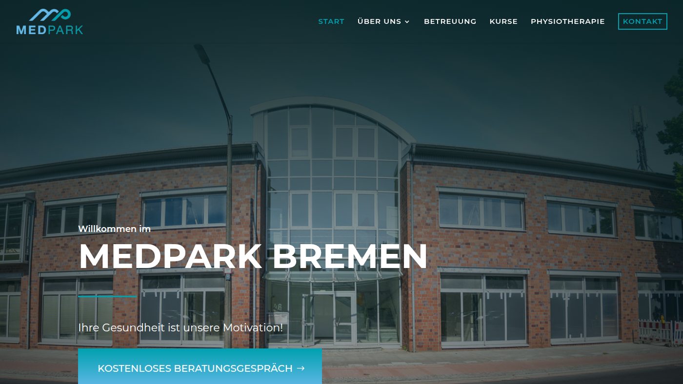 The home page of medpark.de