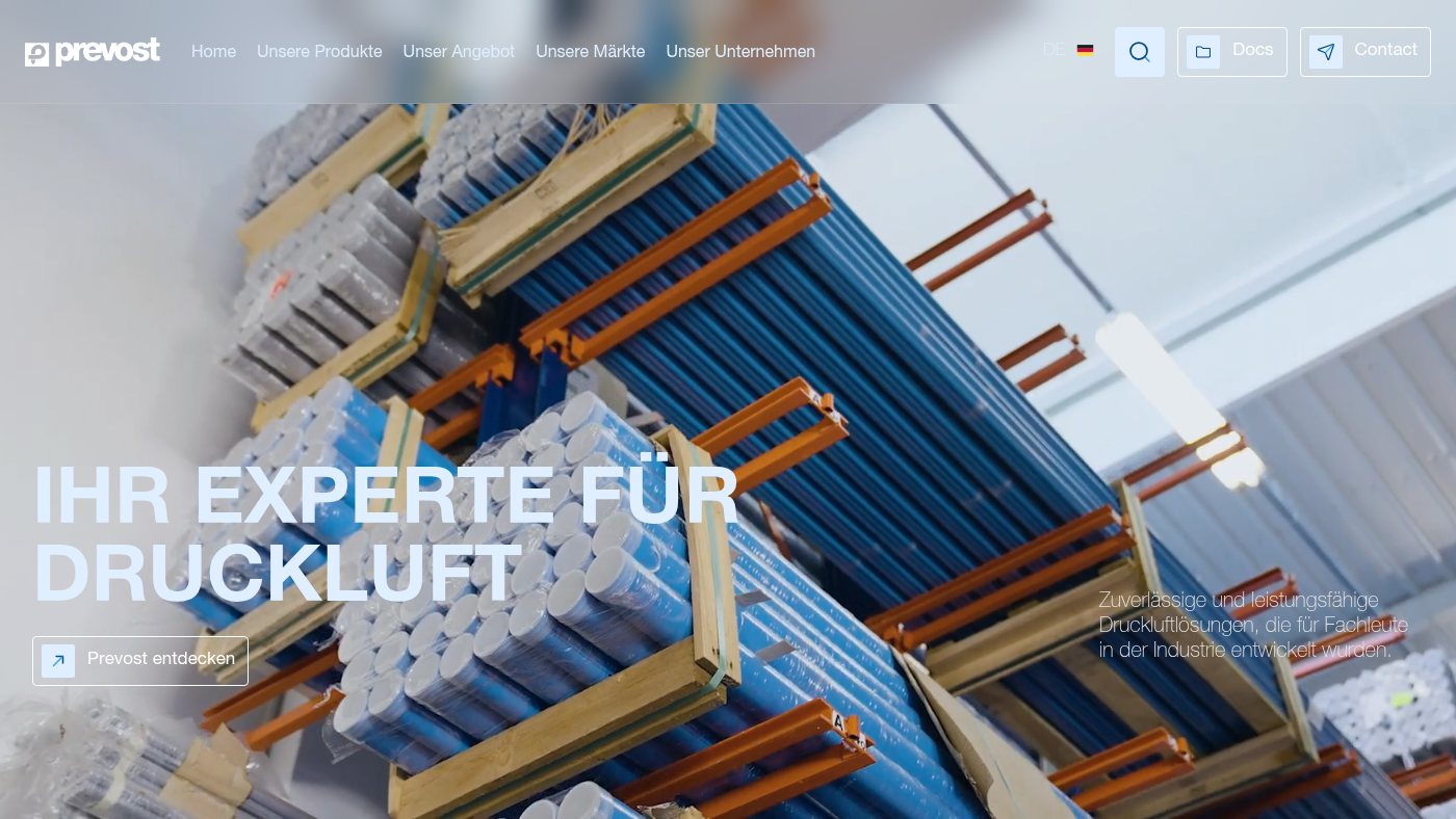 The home page of prevost.de