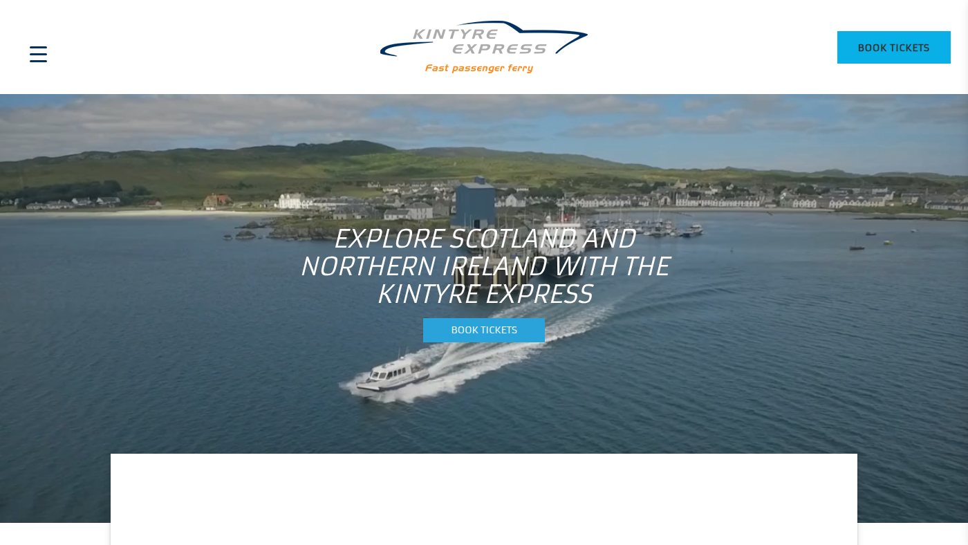 The home page of kintyreexpress.com