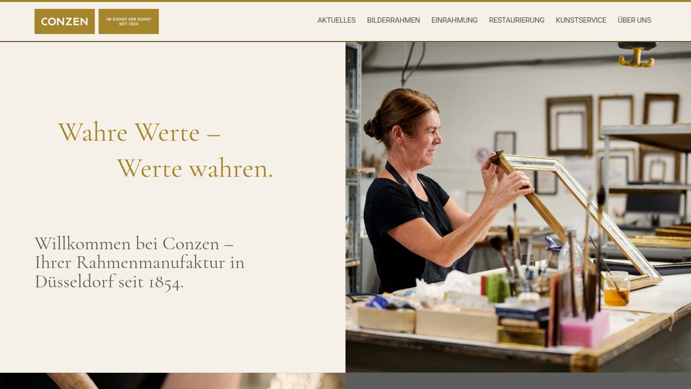 The home page of conzen.de
