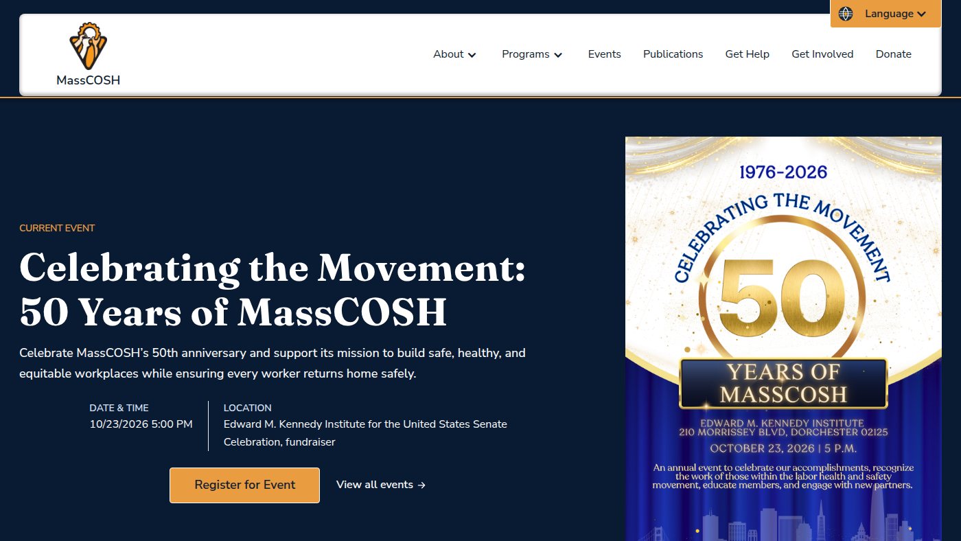 The home page of masscosh.org