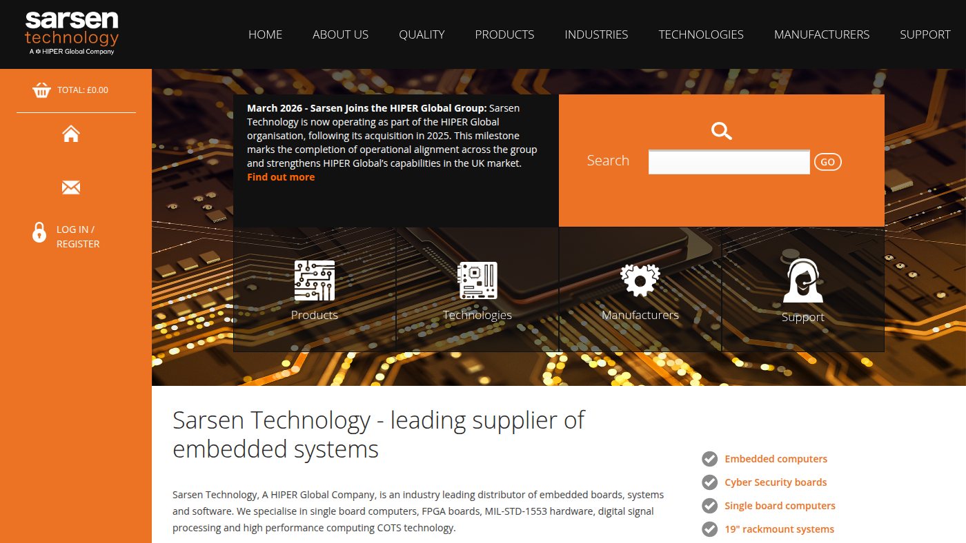 The home page of sarsen.net