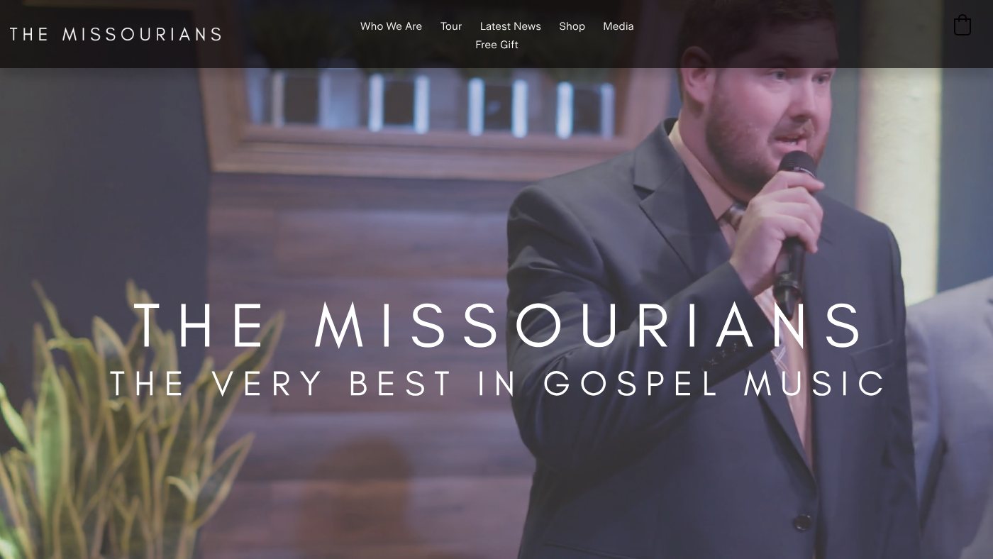 The home page of themissourians.com
