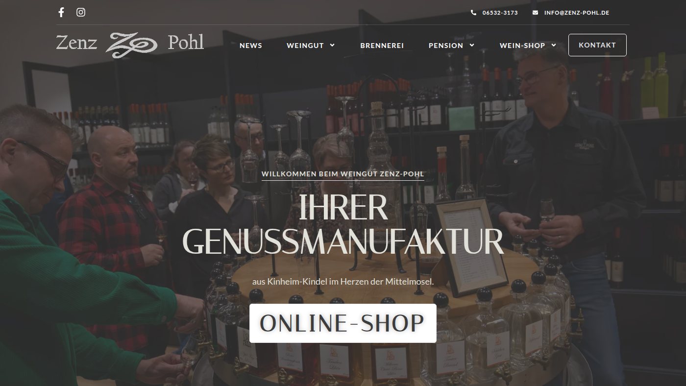 The home page of zenz-pohl.de
