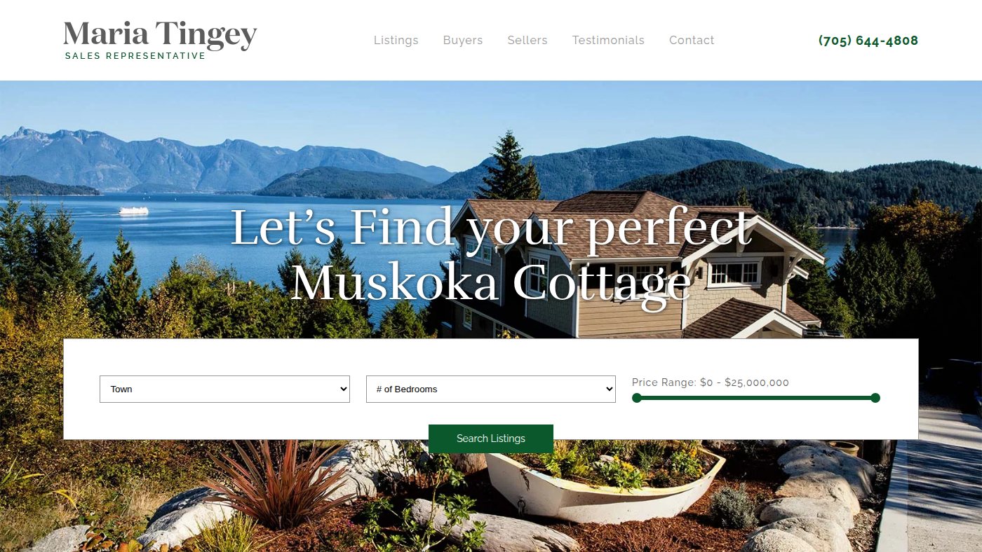 The home page of cottagemuskoka.com