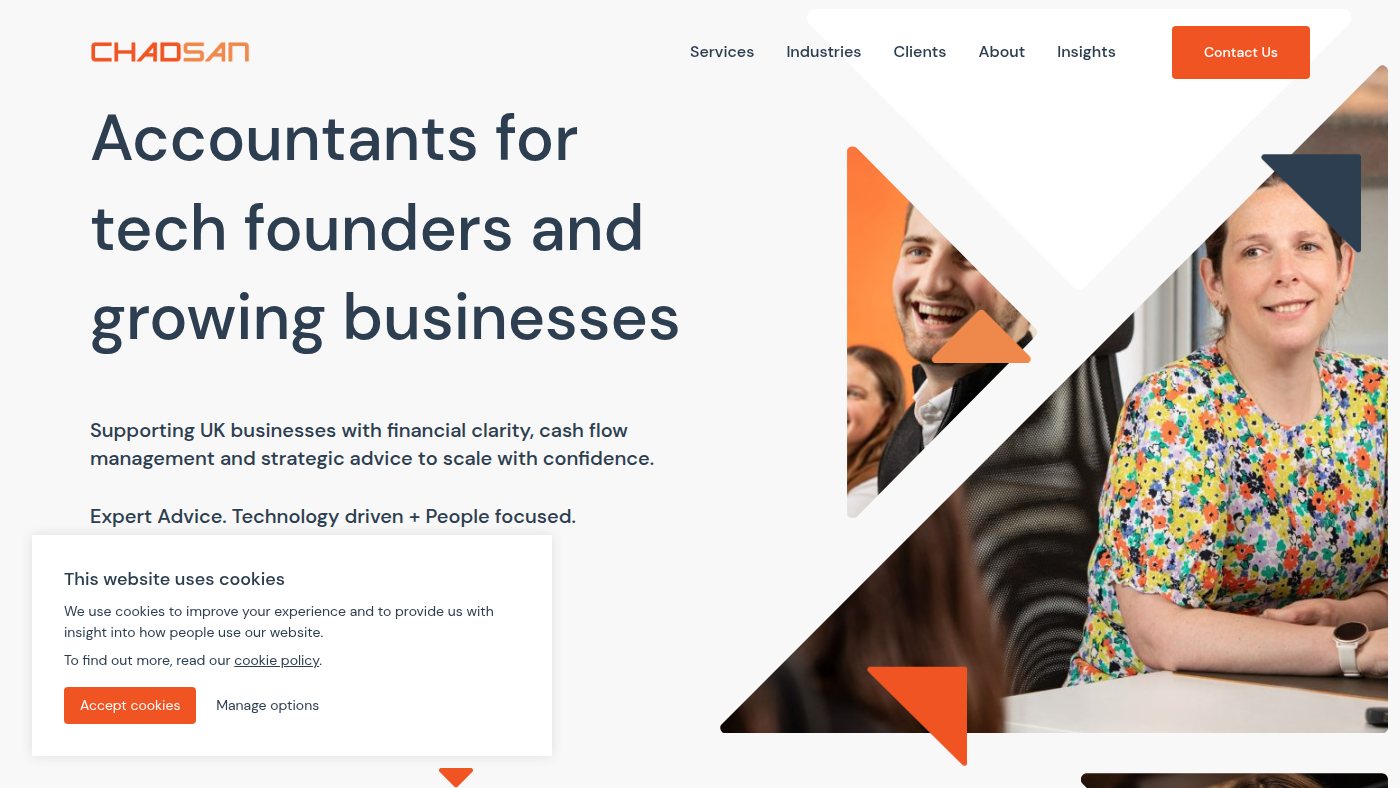 The home page of chadsan.com