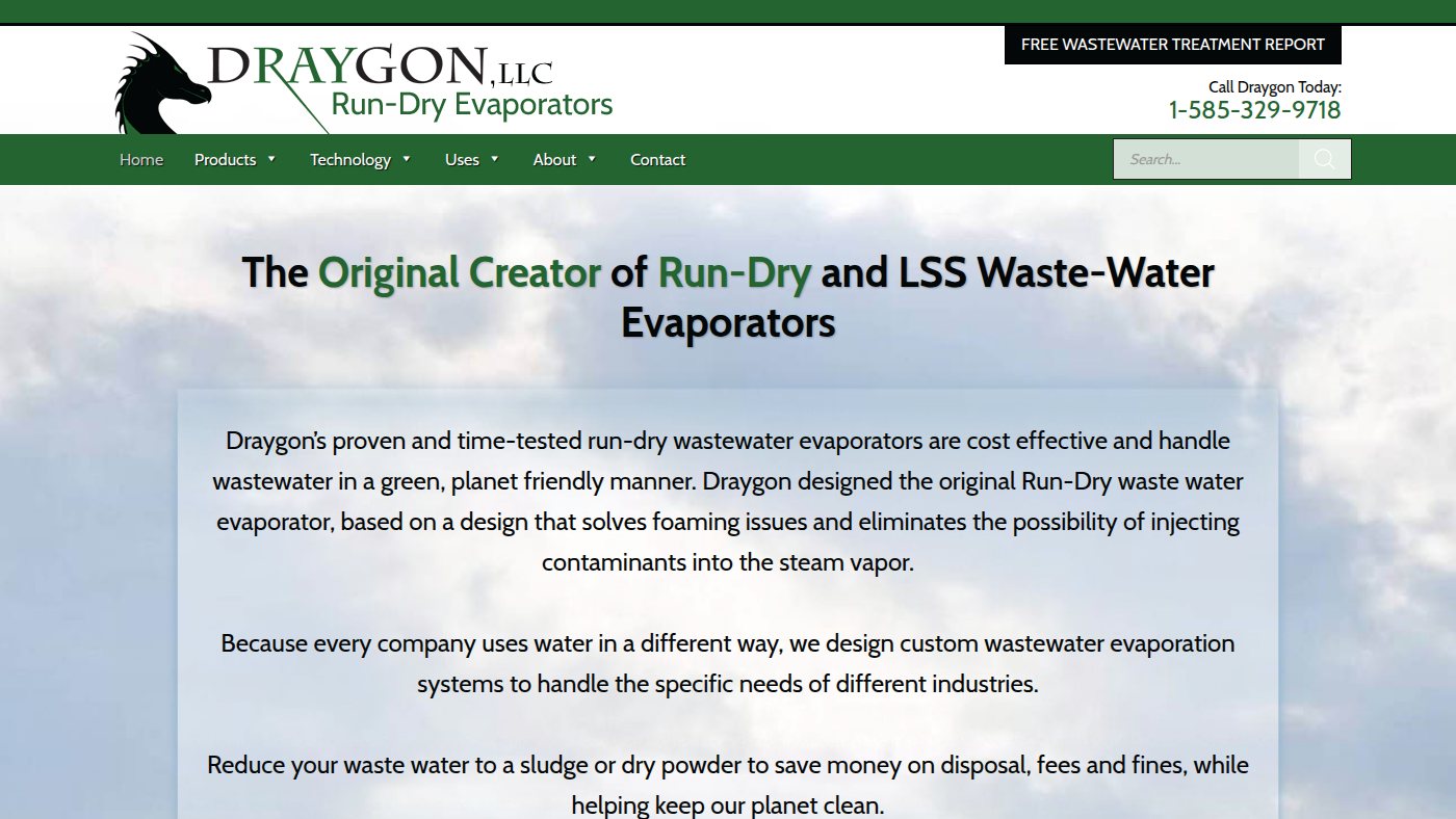 The home page of draygon.com