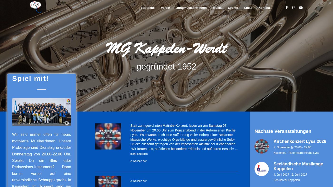 The home page of mgkappelen-werdt.ch