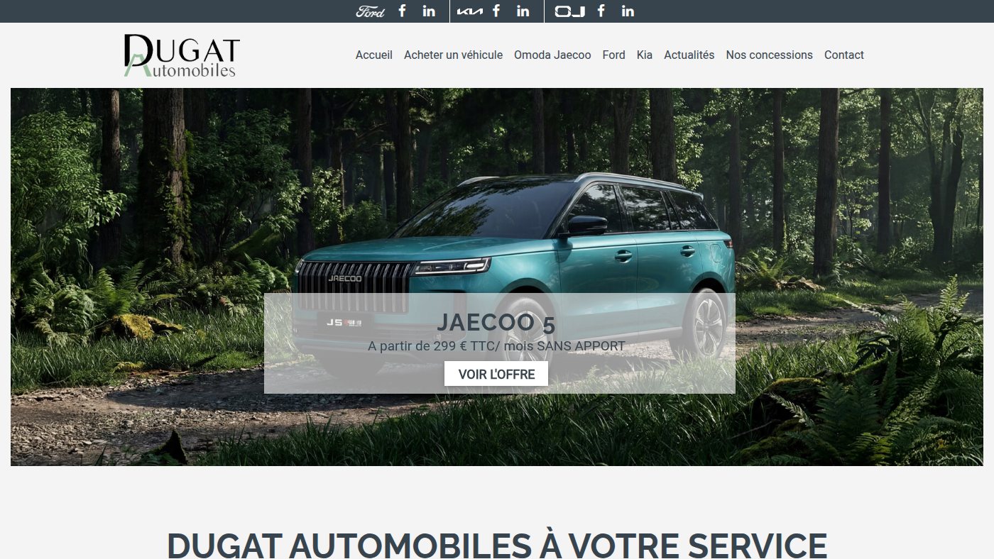 The home page of dugat.com