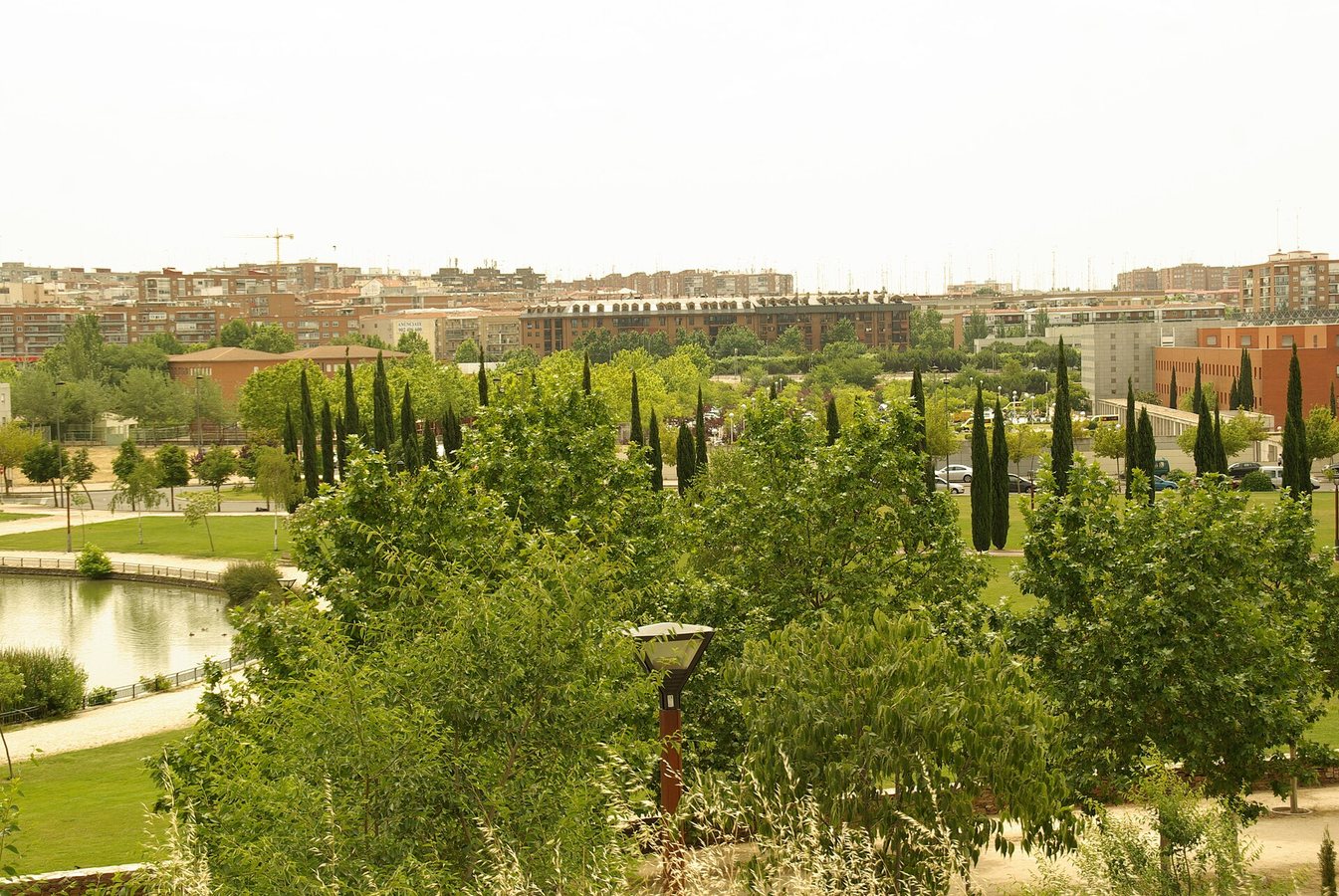 Gods of Olympus of La Ribota Park in Alcorcón, Spain