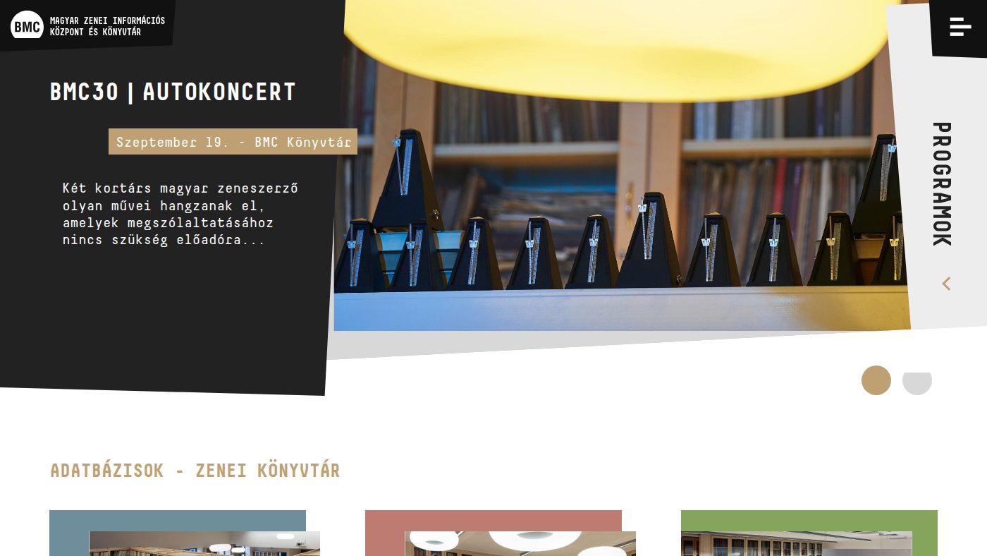 The home page of info.bmc.hu