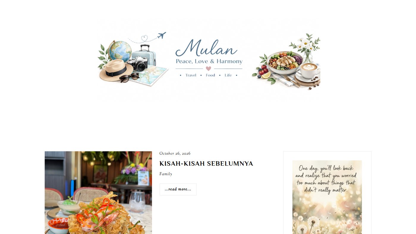 The home page of o-mulan.blogspot.com