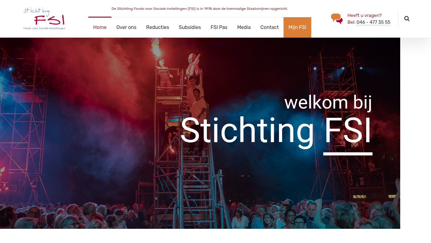 The home page of stichtingfsi.nl