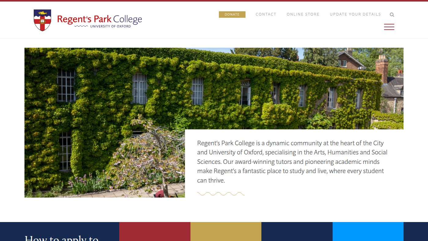 The home page of rpc.ox.ac.uk