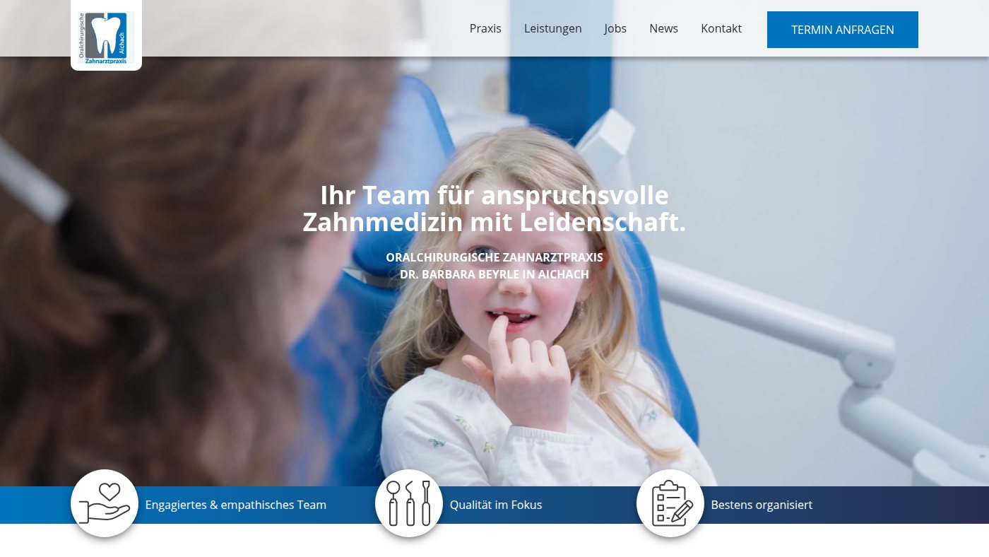 The home page of oralchirurgie-aichach.de