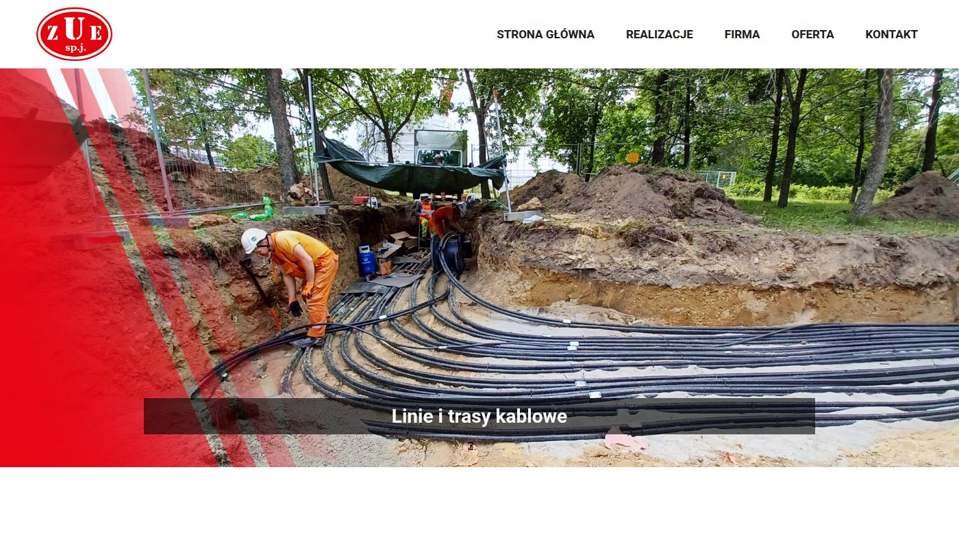 The home page of zue.pl