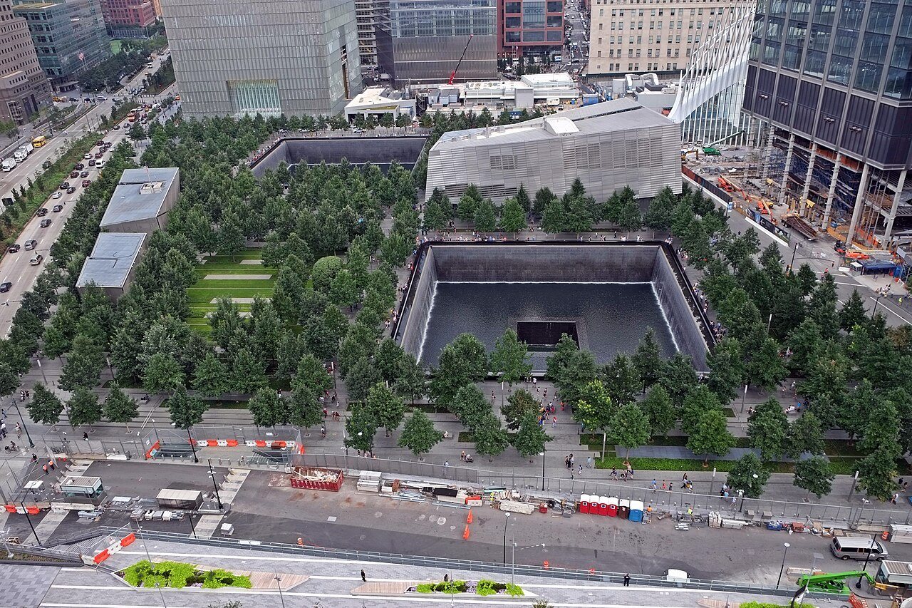 The National September 11 Memorial and Museum in Lower Manhattan, August 2016