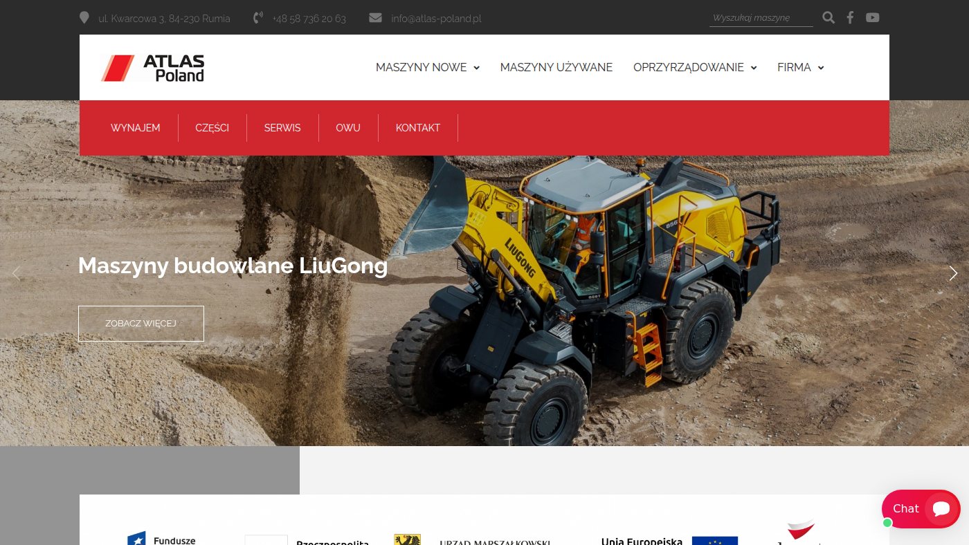 The home page of atlas-poland.pl