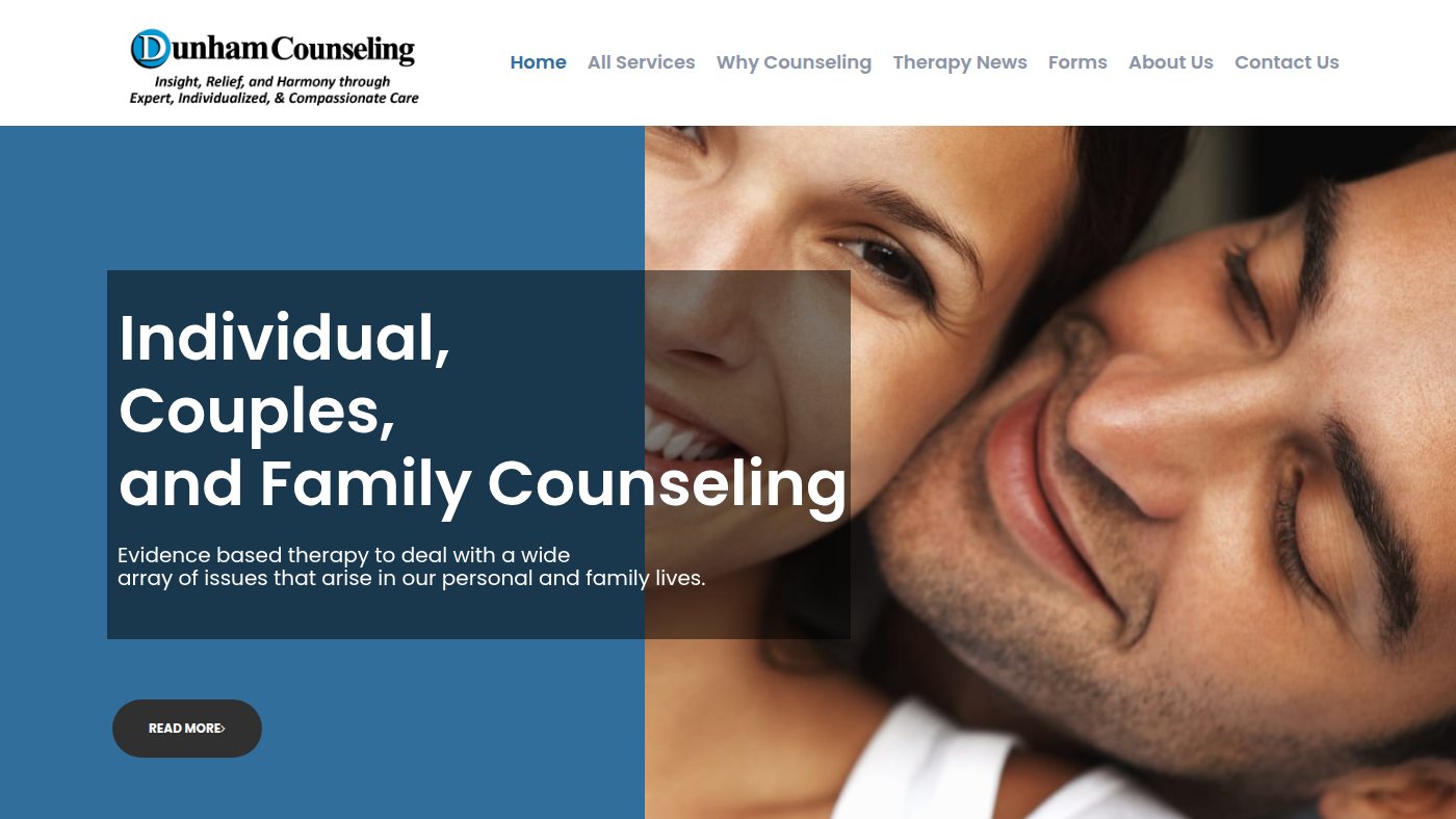 The home page of dunhamcounseling.com