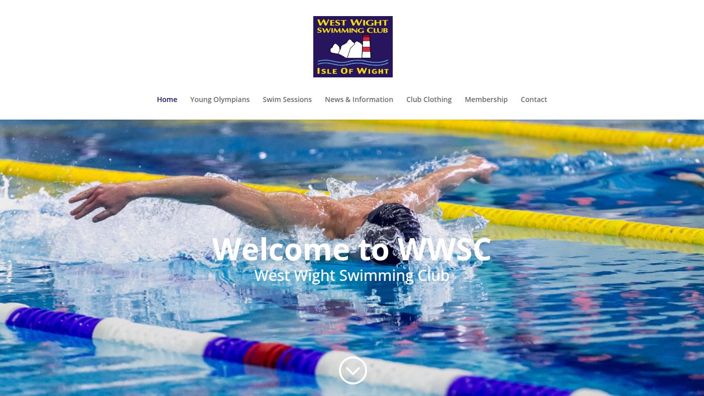 The home page of westwightswimmingclub.org.uk