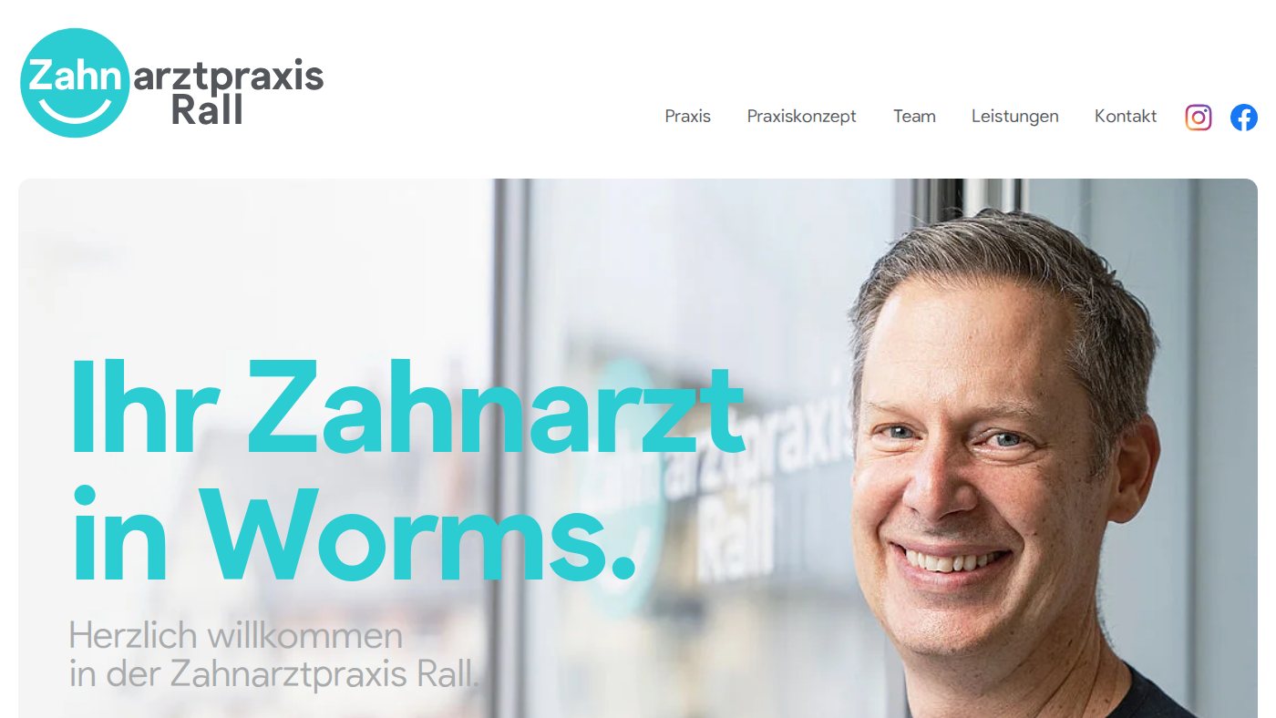 The home page of zahnarzt-worms.com