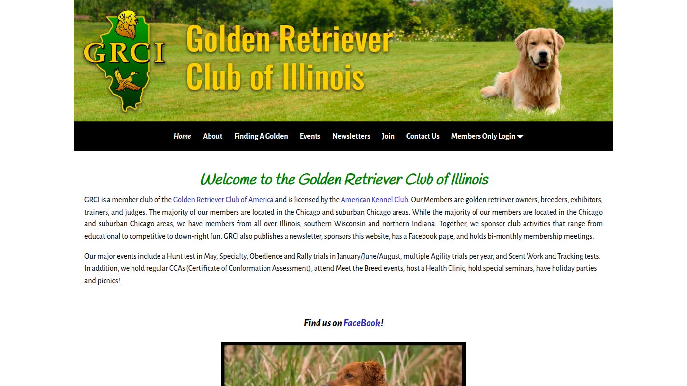 The home page of grcillinois.org