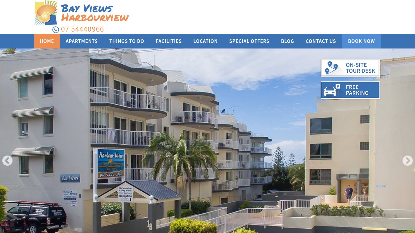 The home page of bayview-harbourview.com