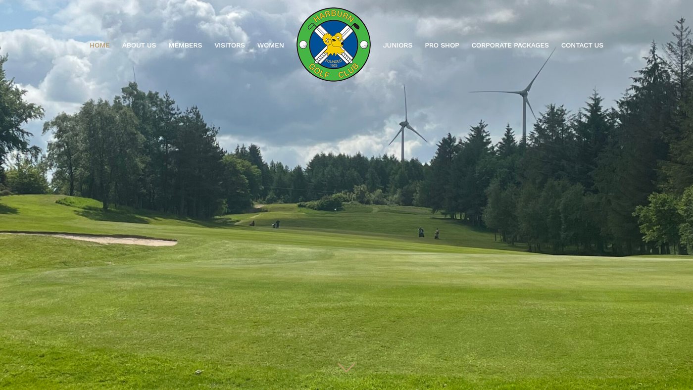 The home page of harburngolfclub.co.uk