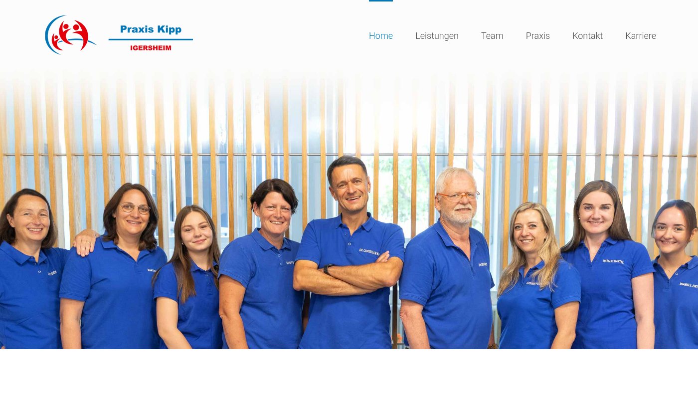 The home page of praxiskipp.de